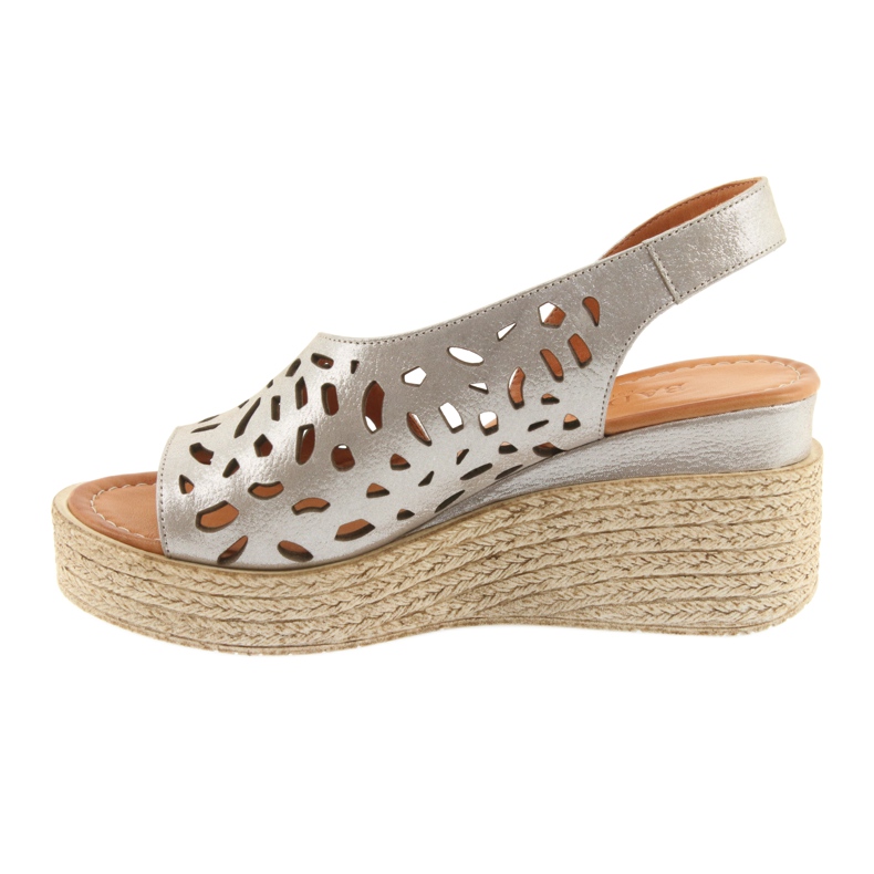 Sandali con zeppa Badura 4722 cappuccino beige 2