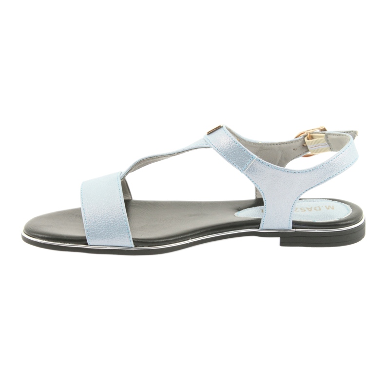 M.Daszyński Sandali blu perla Daszyński MR1583-7 2