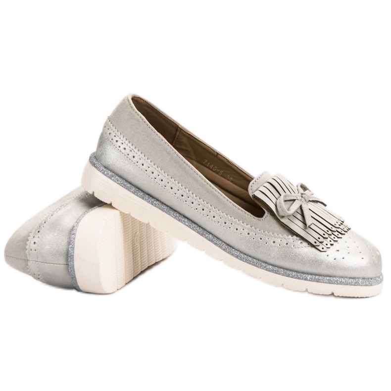Balada Mocassini grigi da donna grigio 1