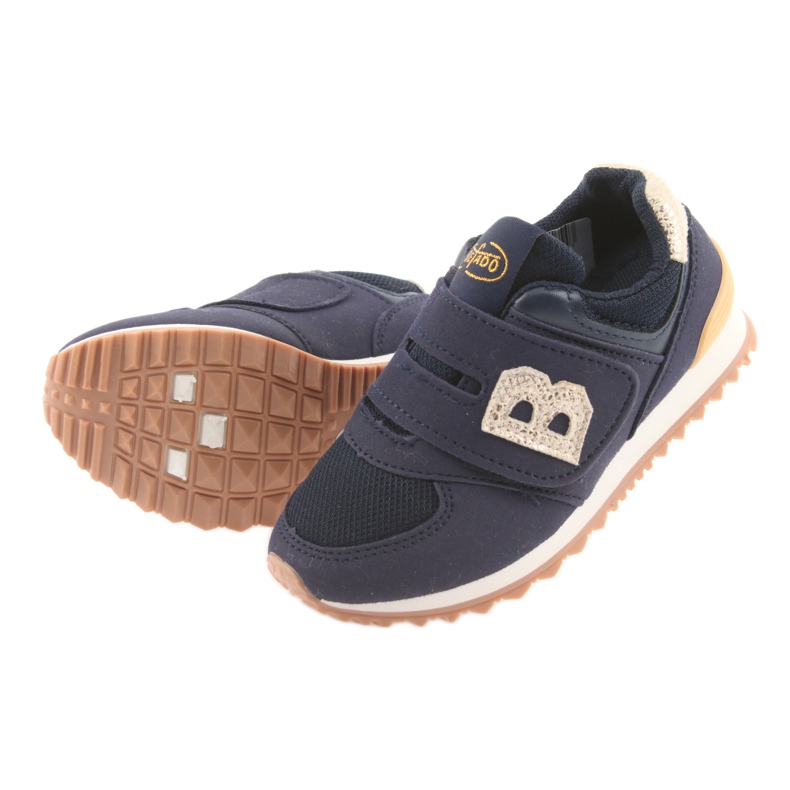 Scarpe per bambini Befado fino a 23 cm 516Y038 giallo blu navy 5