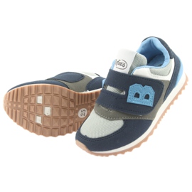 Scarpe per bambini Befado 516Y041 grigio blu navy 4
