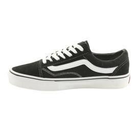 Old Skool Vans nere bianca nero 2