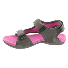 Sandali DK da donna, fondo in EVA grigio chiaro rosa 2