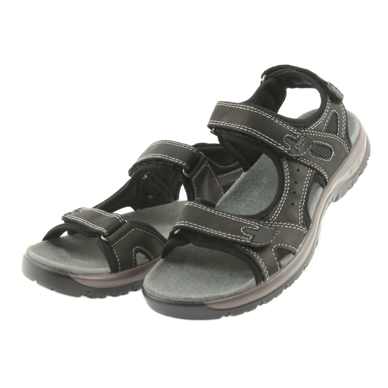 DK sandali nero velcro leggero fondo in EVA 3