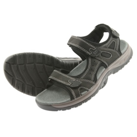 DK sandali nero velcro leggero fondo in EVA 4