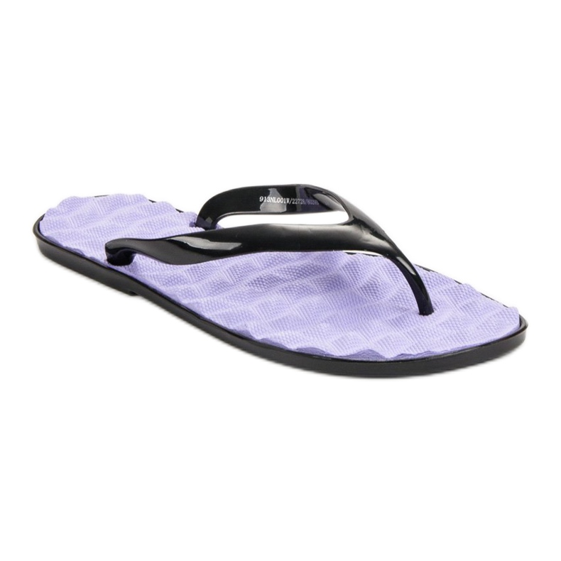 SHELOVET Infradito in gomma viola 1
