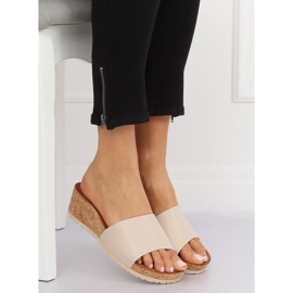 Zeppa in sughero beige 3527-12 Beige 1