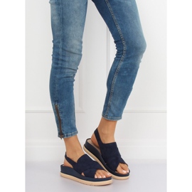 Sandali blu navy da donna G-202 Blue 2
