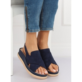 Sandali blu navy da donna G-202 Blue 1