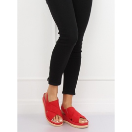 Sandali rossi da donna G-202 Red rosso 2