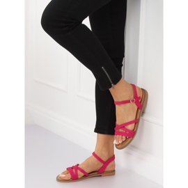 Sandali fucsia da donna S55 Rosered rosa 1
