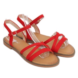 Sandali rossi da donna S55 Red rosso 2