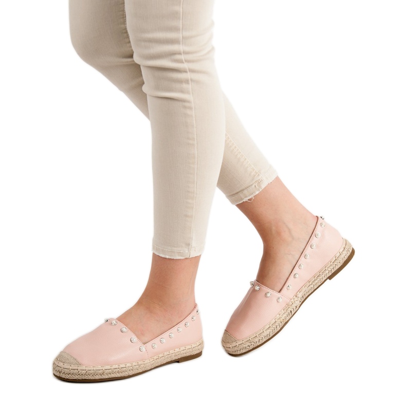 Erynn Espadrillas Con Perle rosa 1