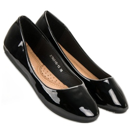 GUAPISSIMA Ballerine laccate nero 2