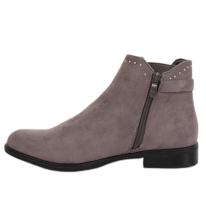 Stivali Jodhpur grigi da donna 0-256 Grigio 1