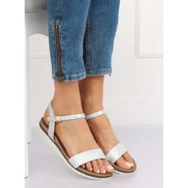 Sandali da donna argento S18-33 Argento grigio 1