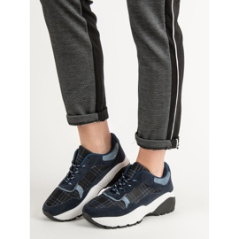 SHELOVET Sneakers blu navy 1