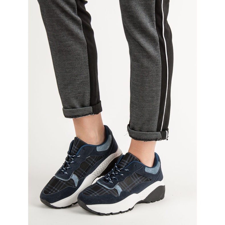 SHELOVET Sneakers blu navy 1