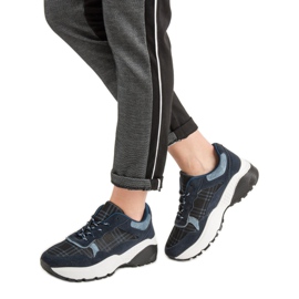 SHELOVET Sneakers blu navy 2