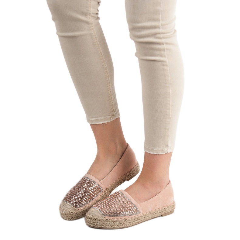 Espadrillas Con Cubic Zirconia VICES rosa 1