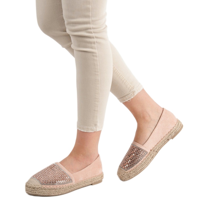 Espadrillas Con Cubic Zirconia VICES rosa 2
