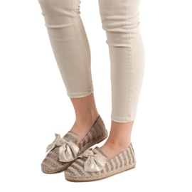 Espadrillas Con Glitter VICES marrone 2
