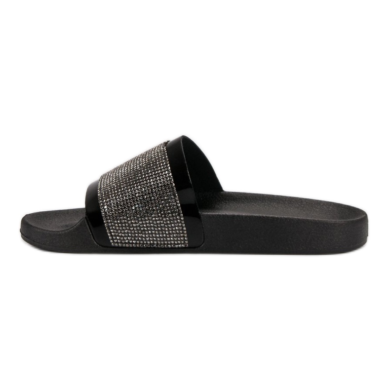 Pantofole VICES con zirconi nero 2