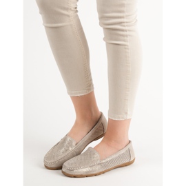 Mocassini VINCEZA in pelle giallo 2