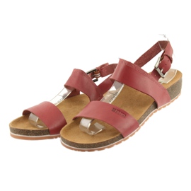 Sandali rossi da donna Big Star 274A016 rosso 3