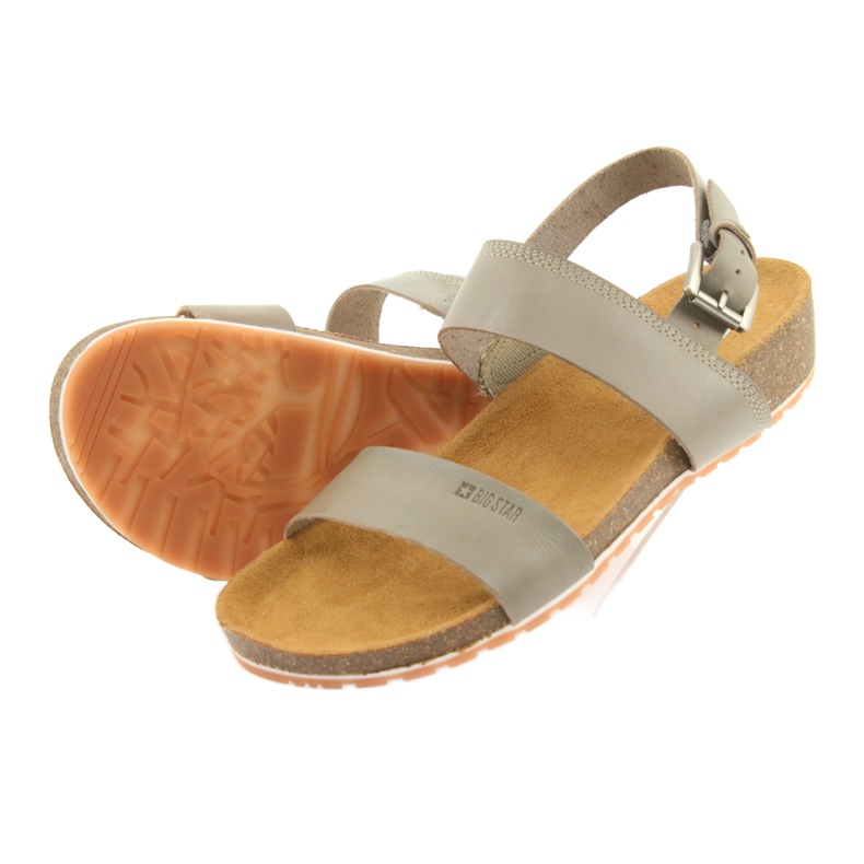 Sandali da donna Big Star Grigi 274A014 multicolore 4