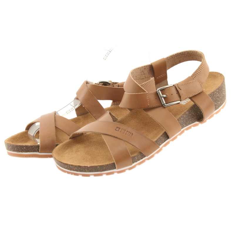 Big Star Sandali cammello da donna 274A010 marrone 3