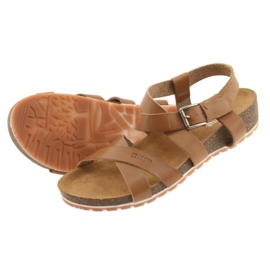 Big Star Sandali cammello da donna 274A010 marrone 4