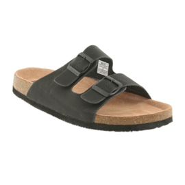 Pantofole da uomo profilate Big Star 174605 nere nero 1