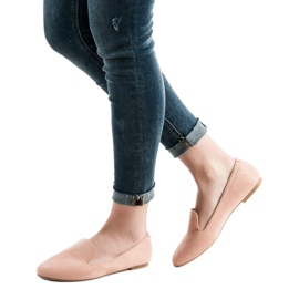 Lily Shoes Signori in pelle scamosciata rosa 1