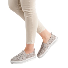 Goodin Slip in pelle beige 1