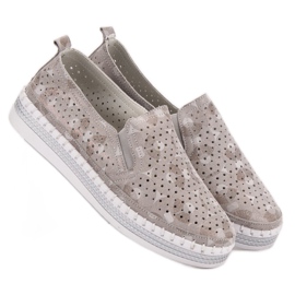 Goodin Slip in pelle beige 2