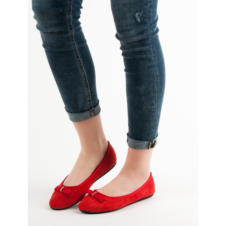 GUAPISSIMA Ballerine Con Glitter rosso 1