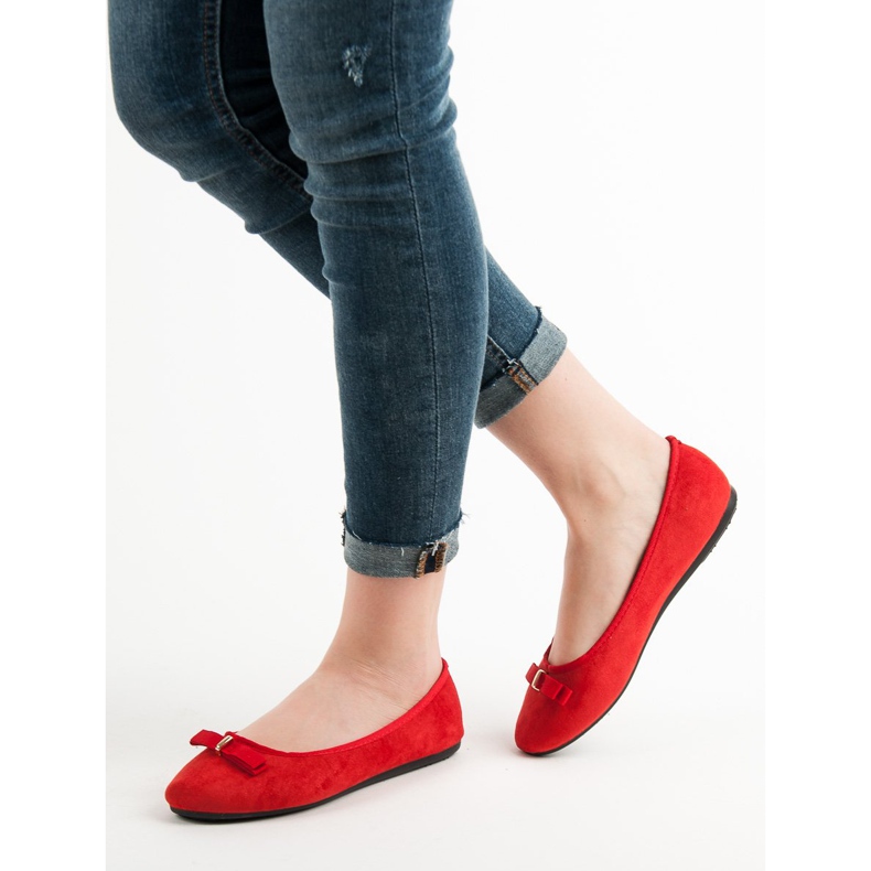 GUAPISSIMA Ballerine Con Glitter rosso 2