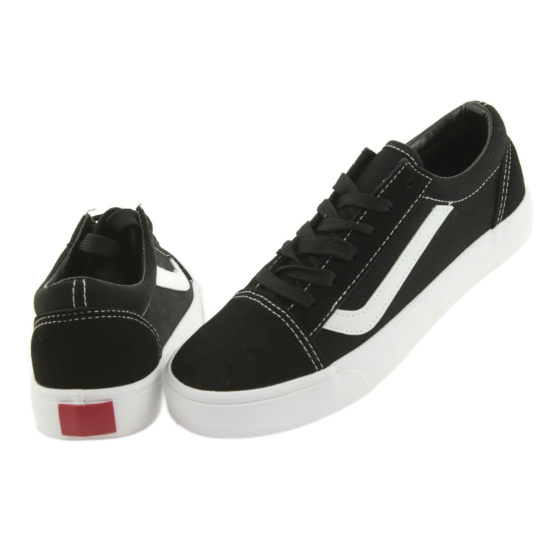 Atletico Sneakers nere AlaVans allacciate bianca nero 4