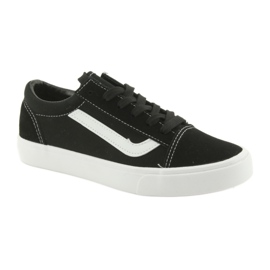 Atletico Sneakers nere AlaVans allacciate bianco nero 1