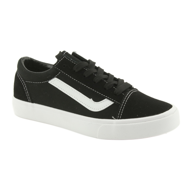 Atletico Sneakers nere AlaVans allacciate bianco nero 1