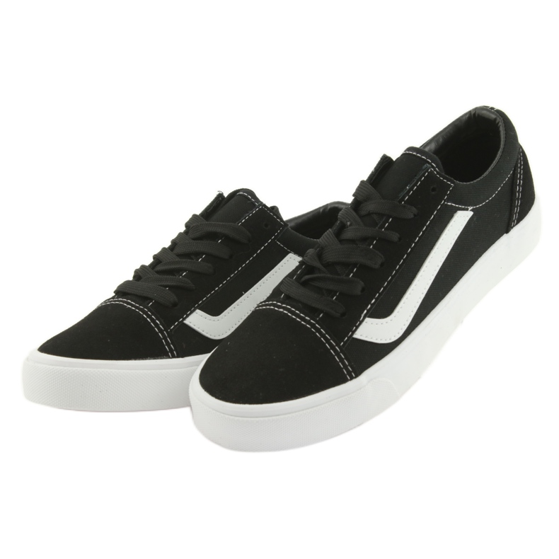 Atletico Sneakers nere AlaVans allacciate bianca nero 3