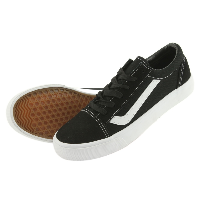 Atletico Sneakers nere AlaVans allacciate bianca nero 5