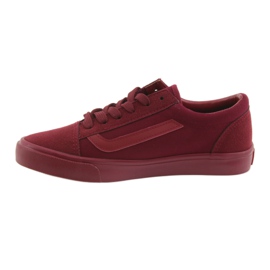 Sneakers allacciate AlaVans Atletico 18081 bordeaux rosso 2