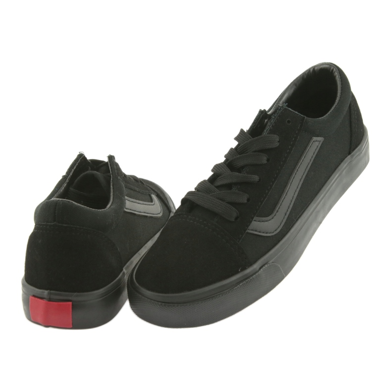 Sneakers stringate Atletico 18081, nere nero 4