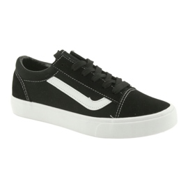 Atletico Sneaker legate 18081 Black/Bianco nero 1