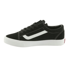 Atletico Sneaker legate 18081 Black/Bianco nero 2