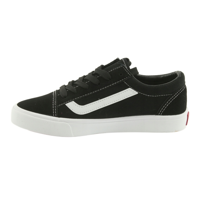 Atletico Sneaker legate 18081 Black/Bianco nero 2