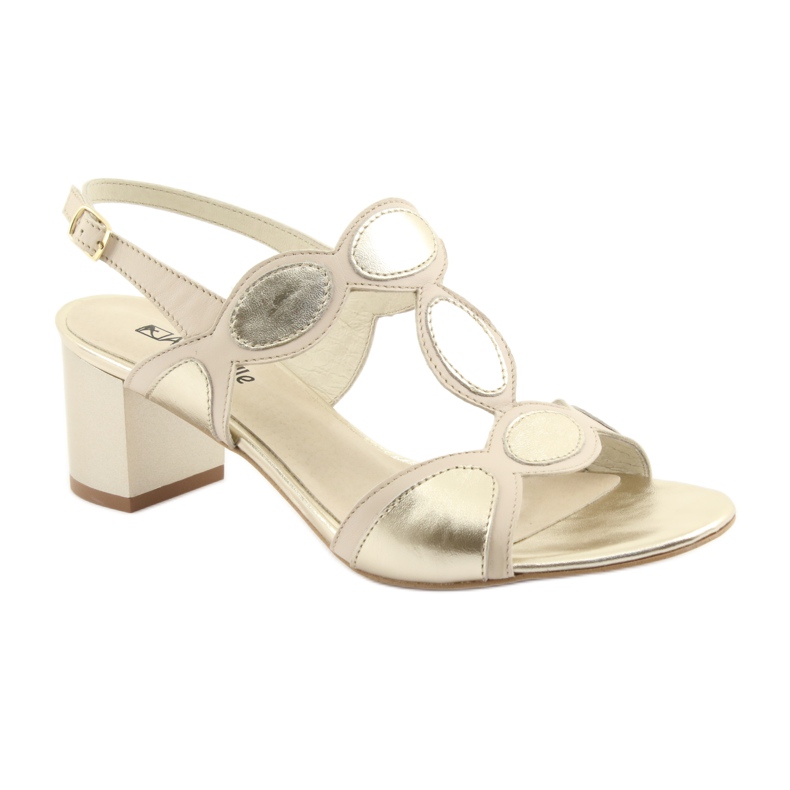 Sandali donna beige/oro Anabelle 1352 marrone giallo 1