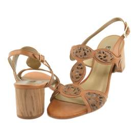Sandali donna caramello/pantera Anabelle 1352 beige 4